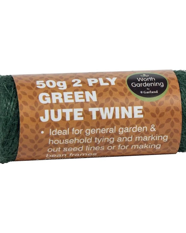 2 plis de ficelle de jute verte 50g
