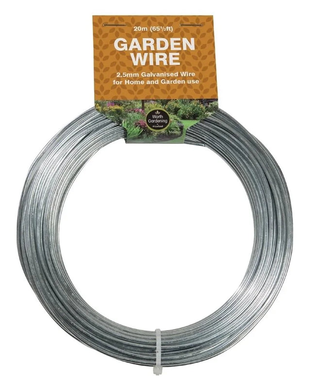 20 m de fil de jardin 2,5mm galvanisé