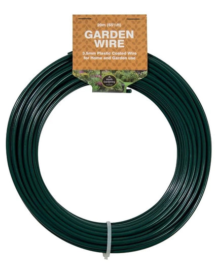 20 m de fil de jardin 3,5mm recouvert de plastique
