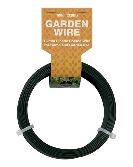 30 m de fil de jardin 2 mm recouvert de plastique