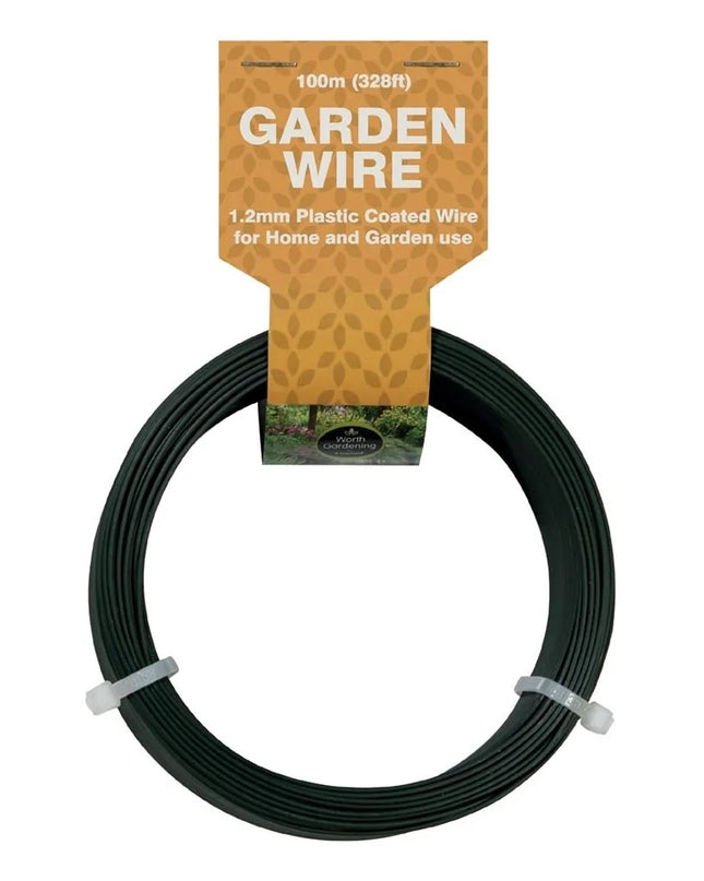 30 m de fil de jardin 2 mm recouvert de plastique