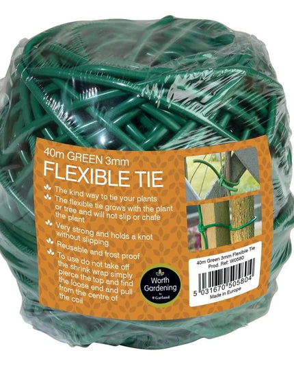 40m Lien souple vert 3mm
