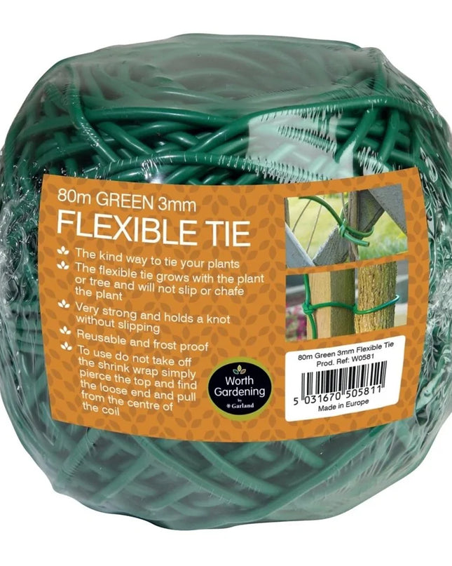 80m Lien souple vert 3mm