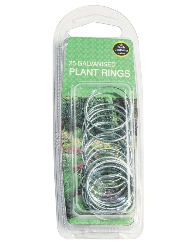 Anneaux de plantes galvanisés lot de 25