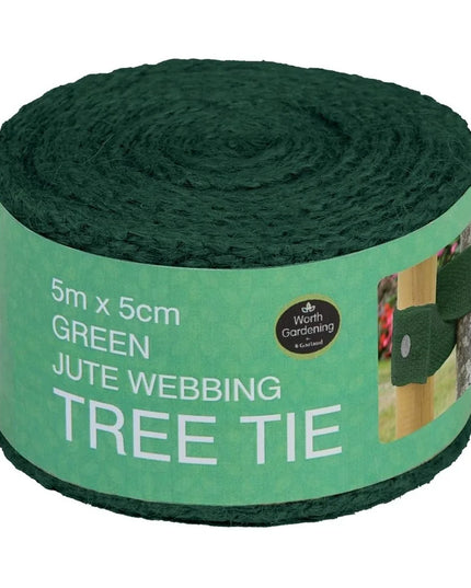 Attache d'arbre en toile de jute 5m x 5cm
