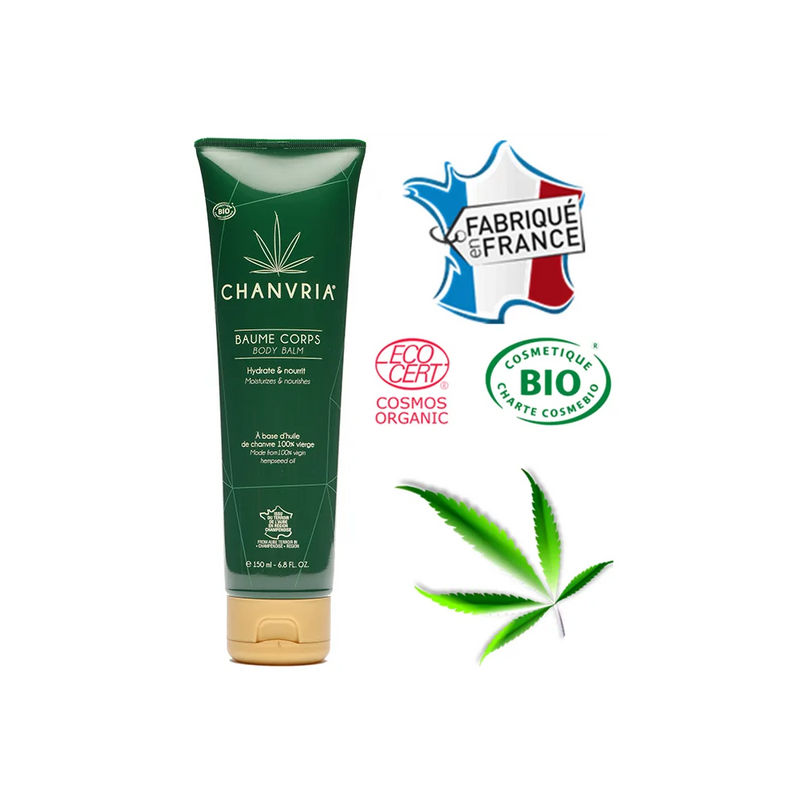 Baume corps huile de chanvre bio | CHANVRIA