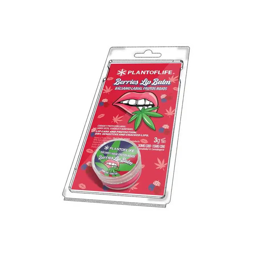 Baume lèvres CBD & CBG fruits rouges | PLANT OF LIFE