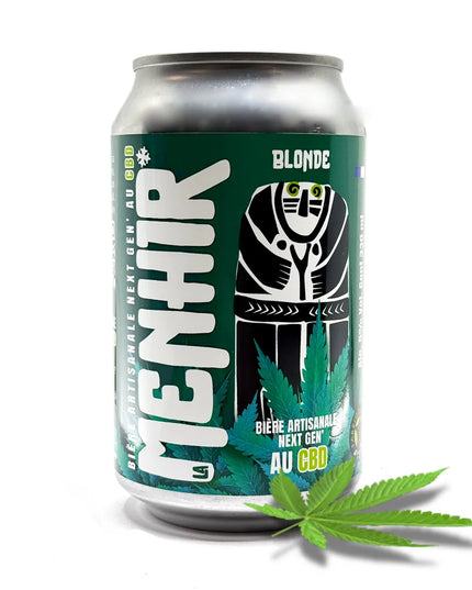 Bière CBD - canette 33cl | MENHIR