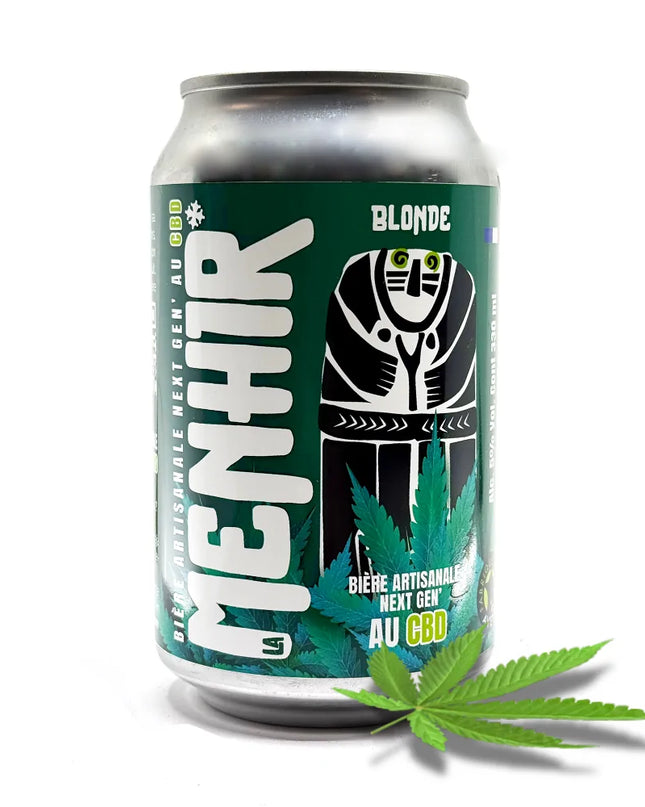 Bière CBD - canette 33cl | MENHIR