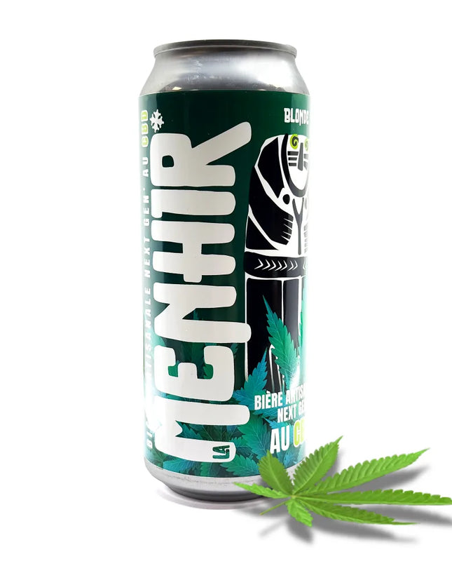 Bière CBD - canette 50cl | MENHIR