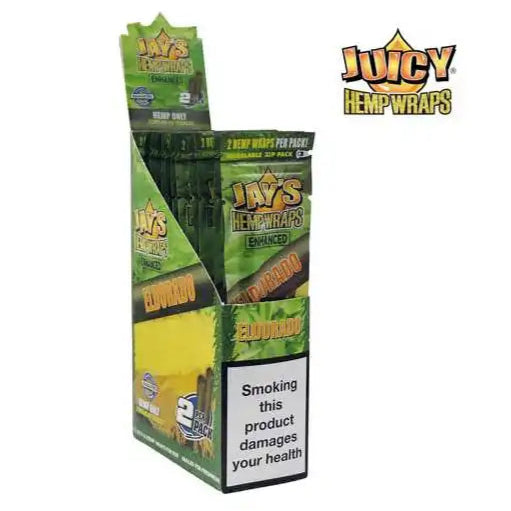 Blunt de chanvre Eldorado Boîte de 25 paquets | JUICY JAY'S