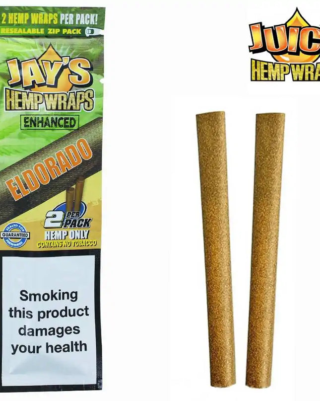 Blunt de chanvre Eldorado Boîte de 25 paquets | JUICY JAY'S