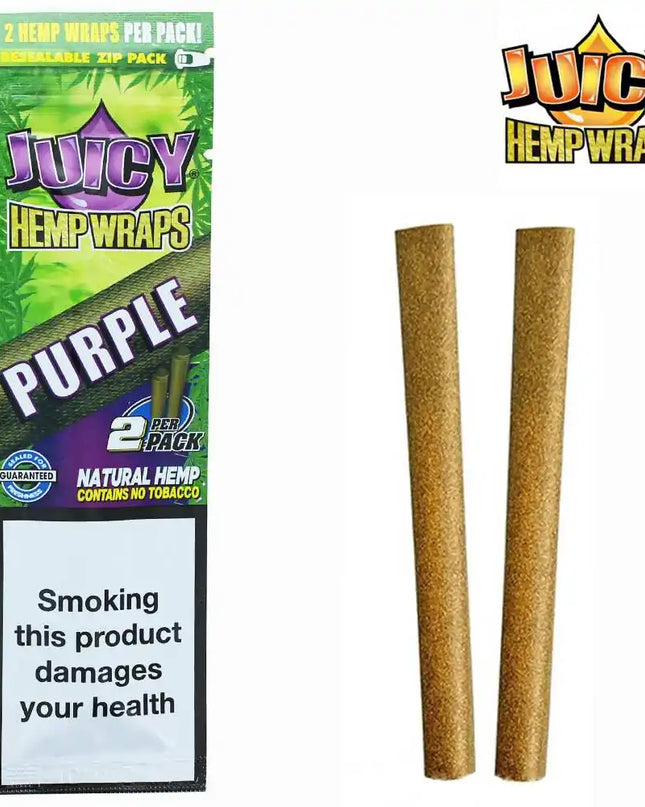 Blunt de chanvre Purple Boîte de 25 paquets | JUICY JAY'S