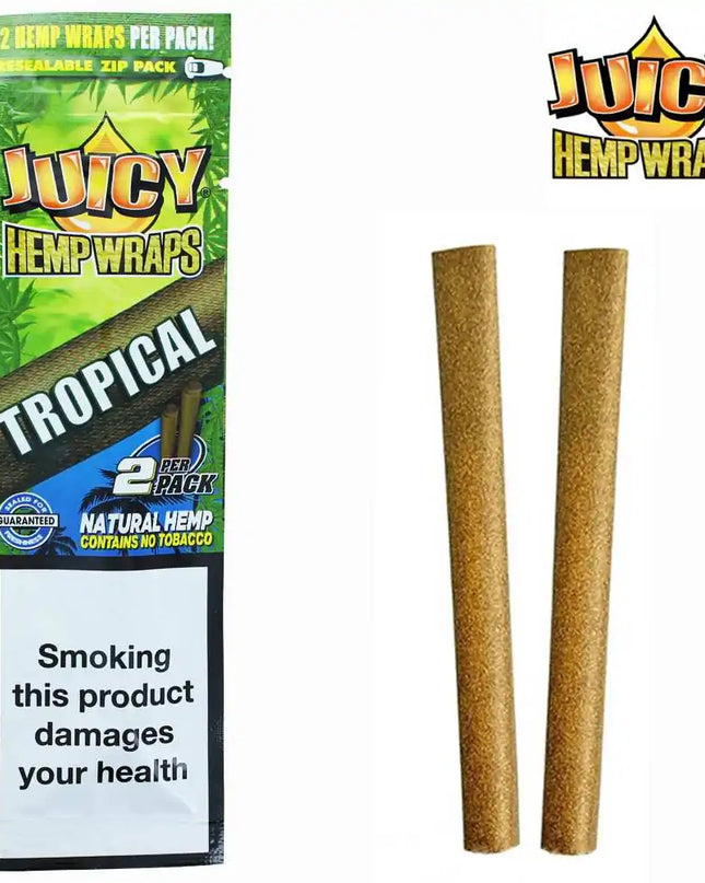 Blunt de chanvre Tropical Boîte de 25 paquets | JUICY JAY'S
