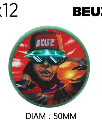 Boîte de 12 Grinders en chanvre Dj Beuz écologique