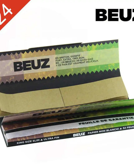 Boite de 24 carnets Beuz Brown Slim King Size + Filtres