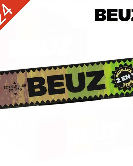 Boite de 24 carnets Beuz Brown Slim King Size + Filtres
