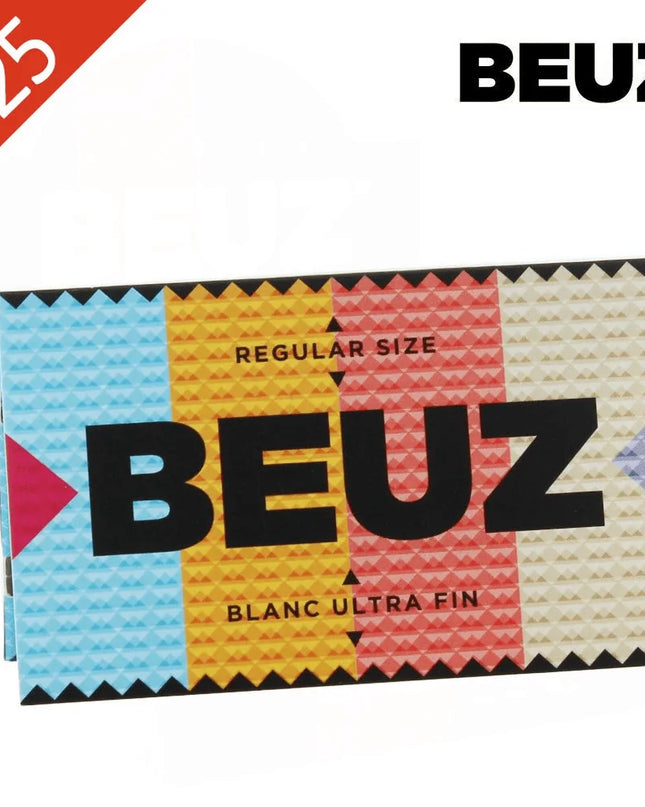 Boite de 25 Carnets Feuilles à rouler BEUZ Blanc Regular