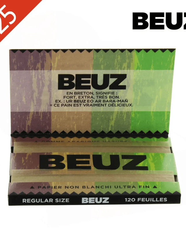 Boite de 25 Carnets Feuilles à rouler BEUZ Brown Regular