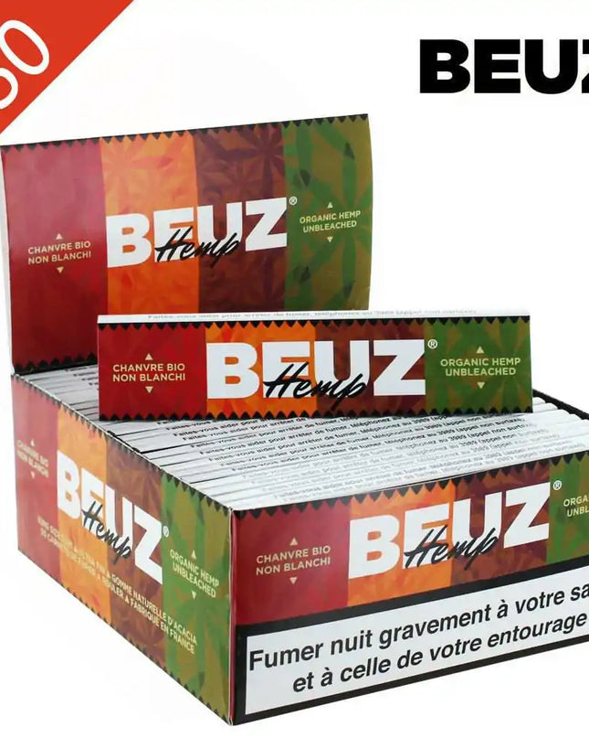 Boîte de 50 carnets Beuz Hemp Bio King Size