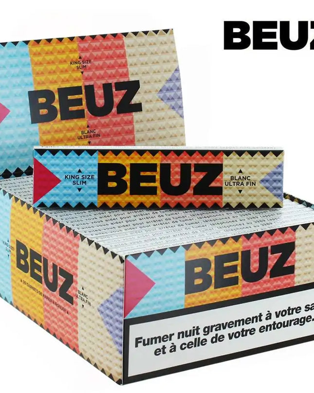 Boite de 50 carnets Beuz King Size Slim