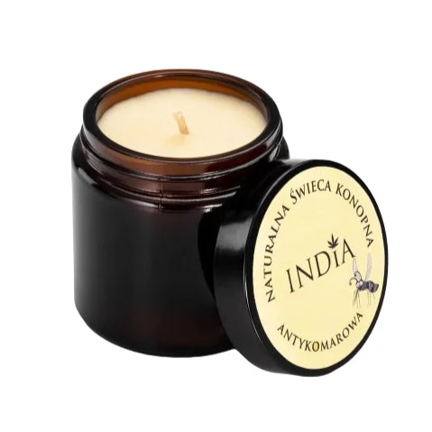 Bougie chanvre citronnelle girofle patchouli | INDIA