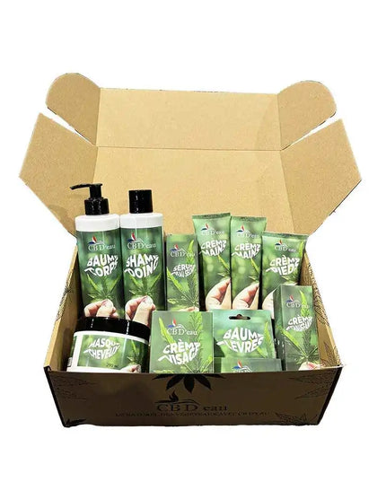 Box cosmétiques au chanvre | CBD'EAU