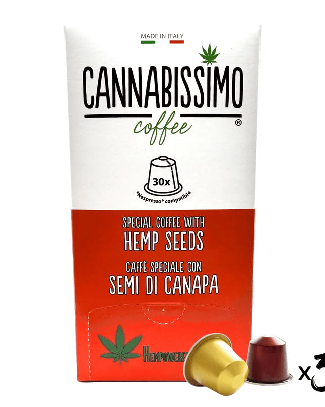 Café aux Graines de Chanvre Cannabissimo - 30 capsules