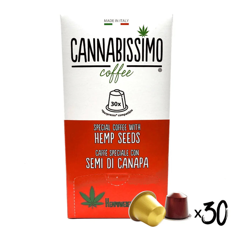 Café aux Graines de Chanvre Cannabissimo - 30 capsules