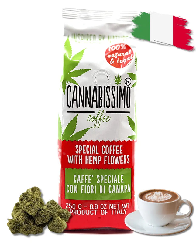 Café fleurs de chanvre - moulu | CANNABISSIMO