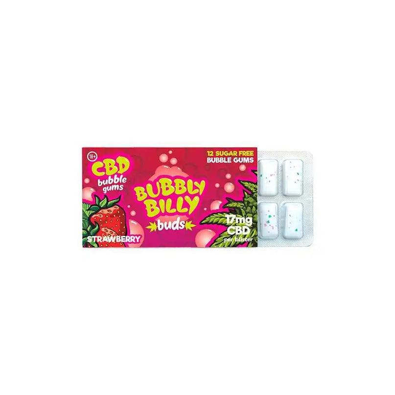 Chewing-gum CBD fraise | BUBBLY BILLY