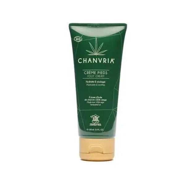 Crème pieds huile de chanvre bio | CHANVRIA