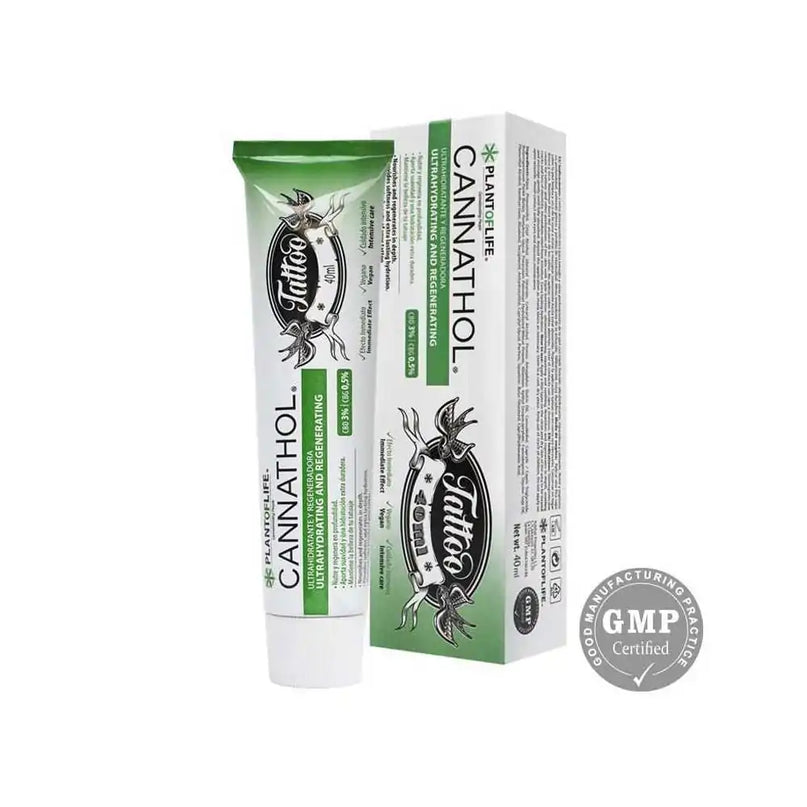 Crème soin tatouages CBD & CBG | CANNATHOL, PLANT OF LIFE