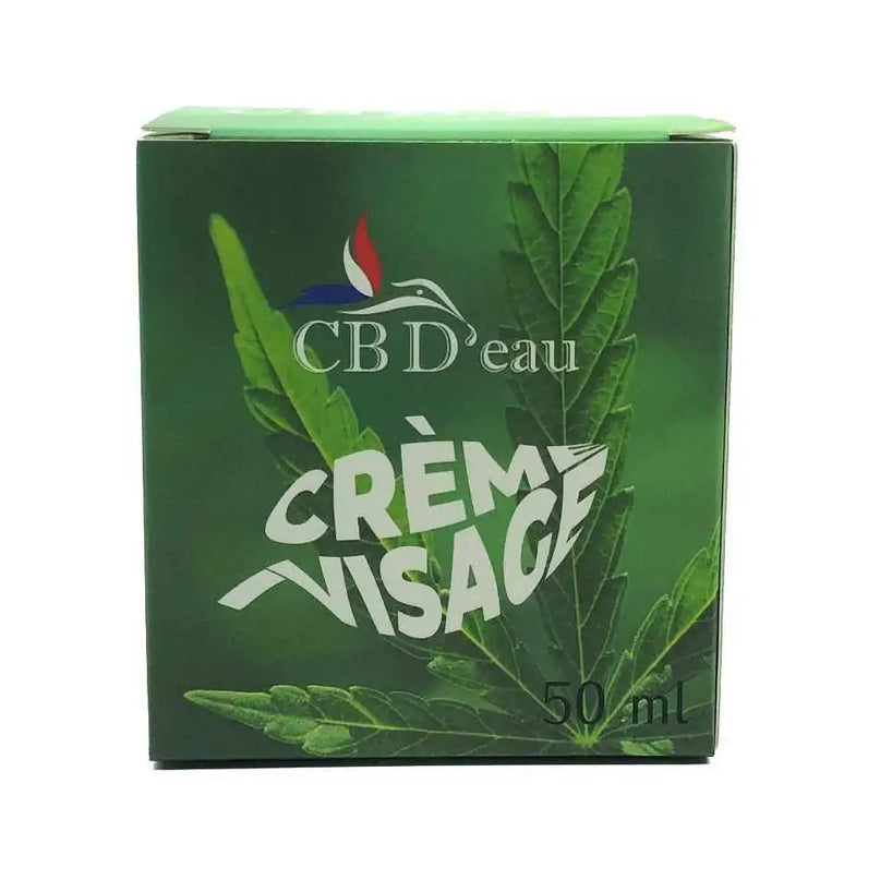 Crème visage huile de chanvre | CBD'EAU