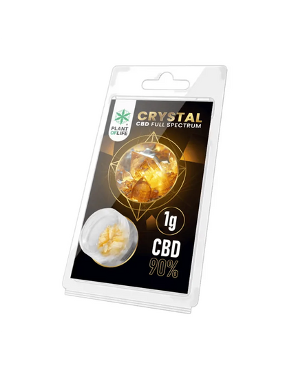 Cristaux CBD 90% full spectrum 1g | PLANT OF LIFE