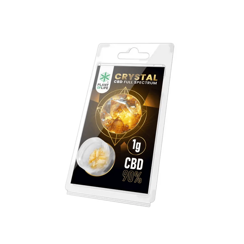 Cristaux CBD 90% full spectrum 1g | PLANT OF LIFE