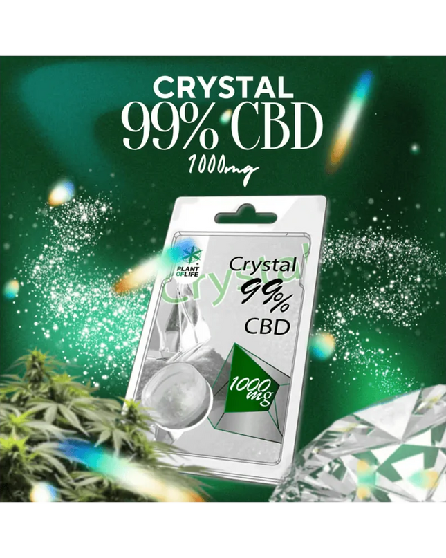 Cristaux CBD 99% 1000mg | PLANT OF LIFE