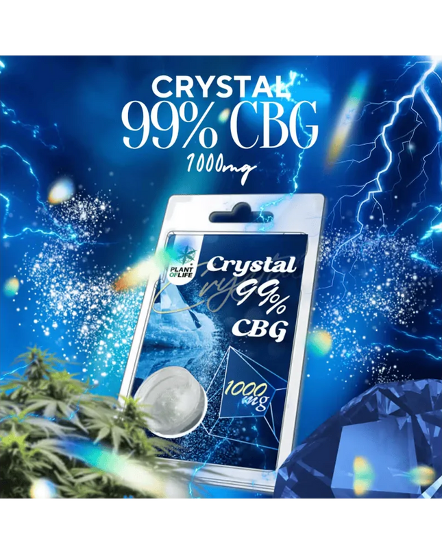 Cristaux CBG 99% 1000mg | PLANT OF LIFE