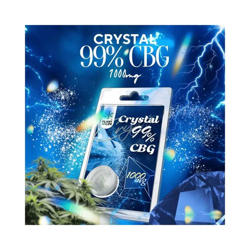 Cristaux CBG 99% 1000mg | PLANT OF LIFE