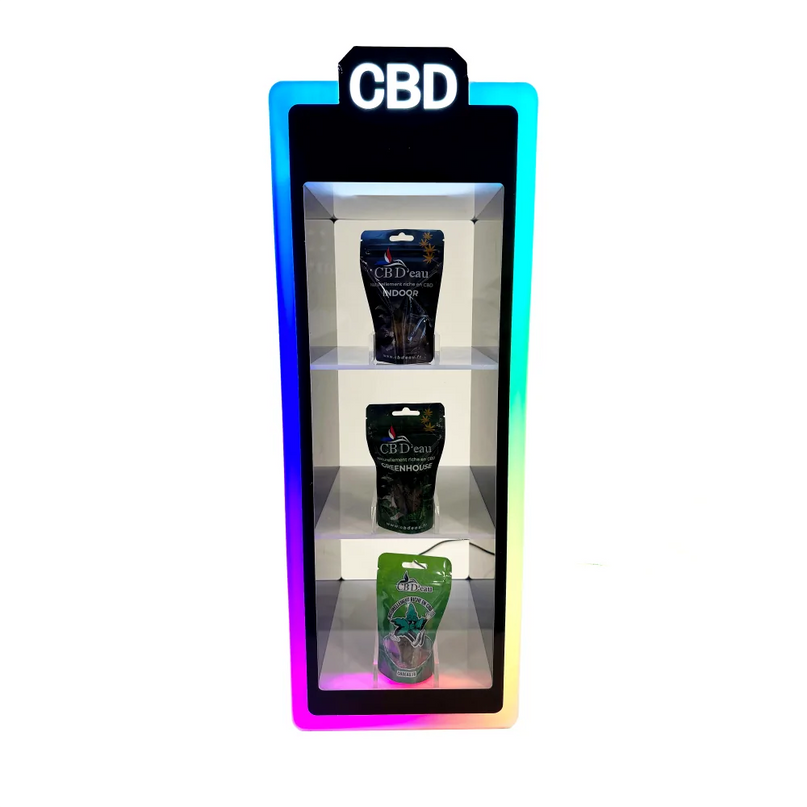 Display Vitrine LED CBD 70x26x25cm