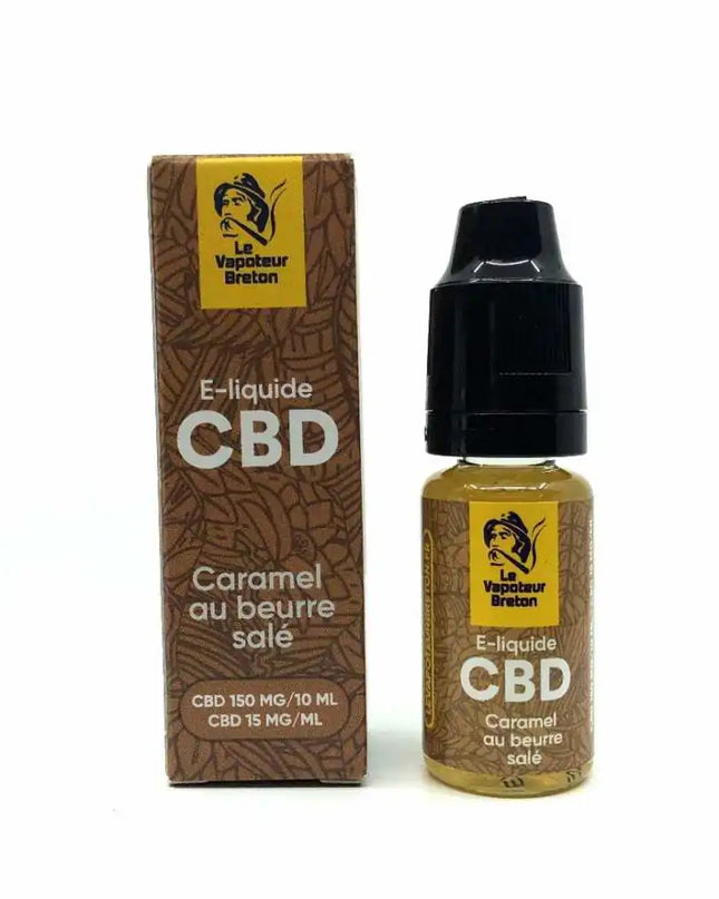 E-liquide CBD caramel 150mg | LE VAPOTEUR BRETON sans nicotine