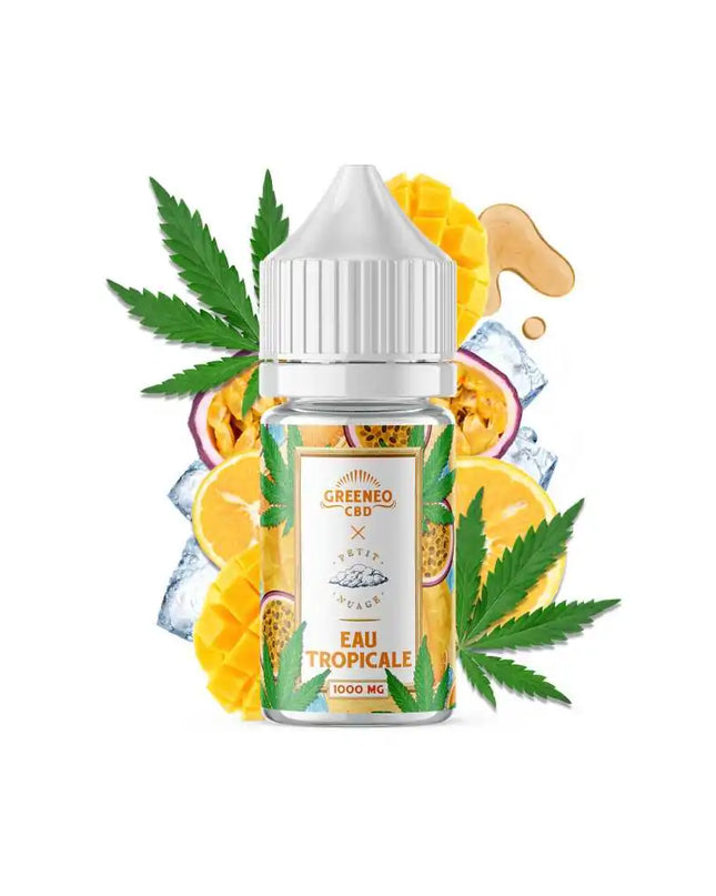 E-liquide CBD eau tropicale | GREENEO sans nicotine