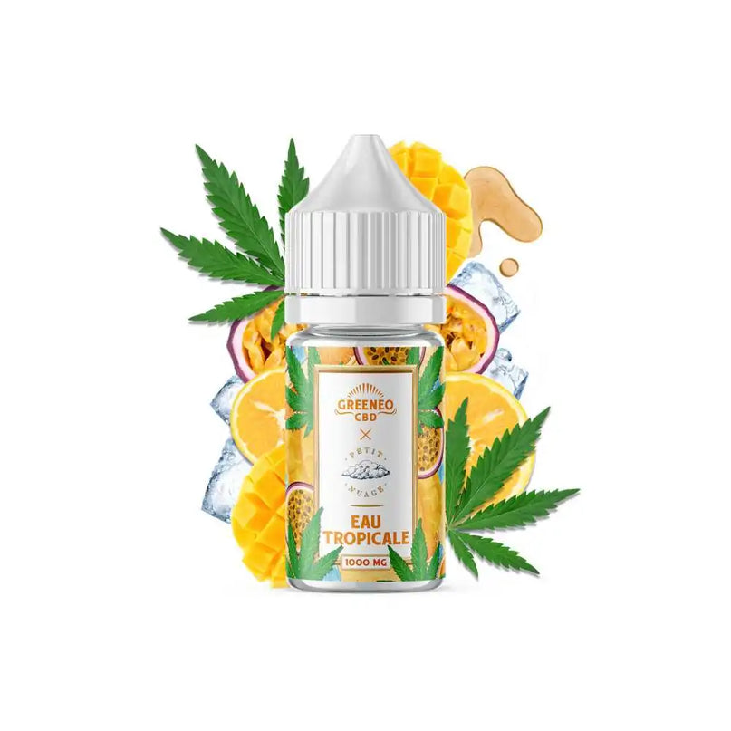 E-liquide CBD eau tropicale | GREENEO sans nicotine