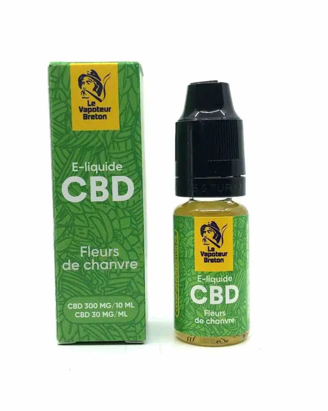 E-liquide CBD fleurs de chanvre 300mg | LE VAPOTEUR BRETON sans nicotine