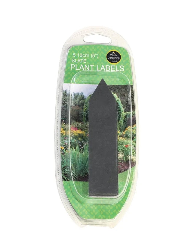 Étiquettes en ardoise pour plantes 13 cm Lot de 5