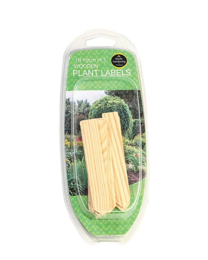 Étiquettes pour plantes en bois de 10 cm
