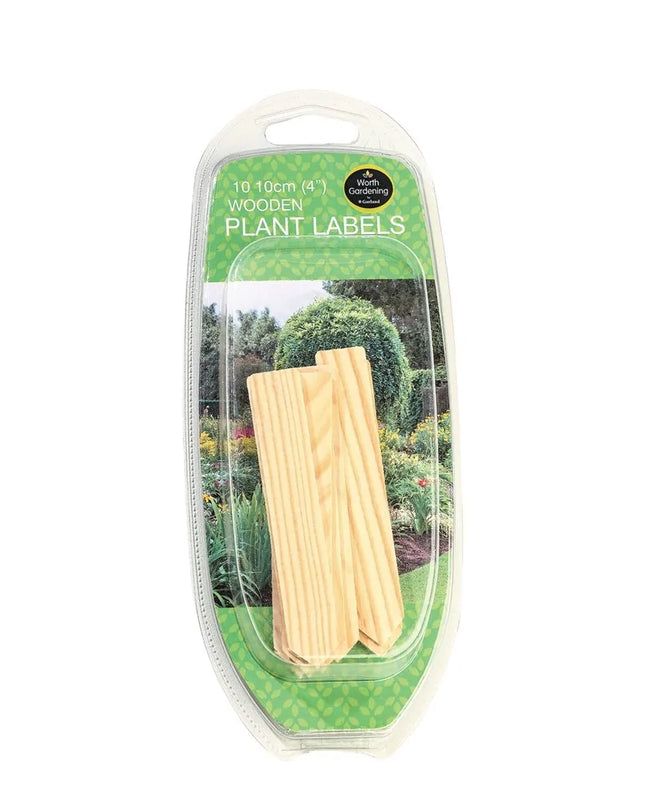 Étiquettes pour plantes en bois de 10 cm
