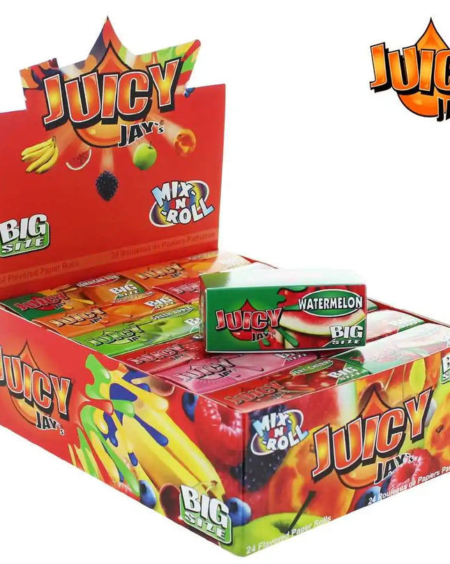 Feuille Roll Parfumées 24 Rouleaux JUICY JAY'S