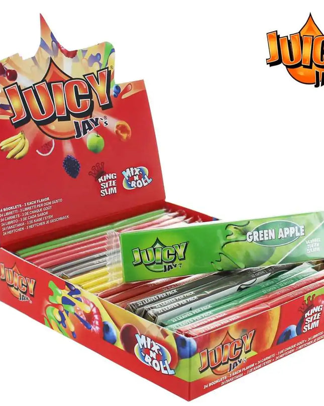 Feuille Slim Parfumées 24 carnets JUICY JAY'S