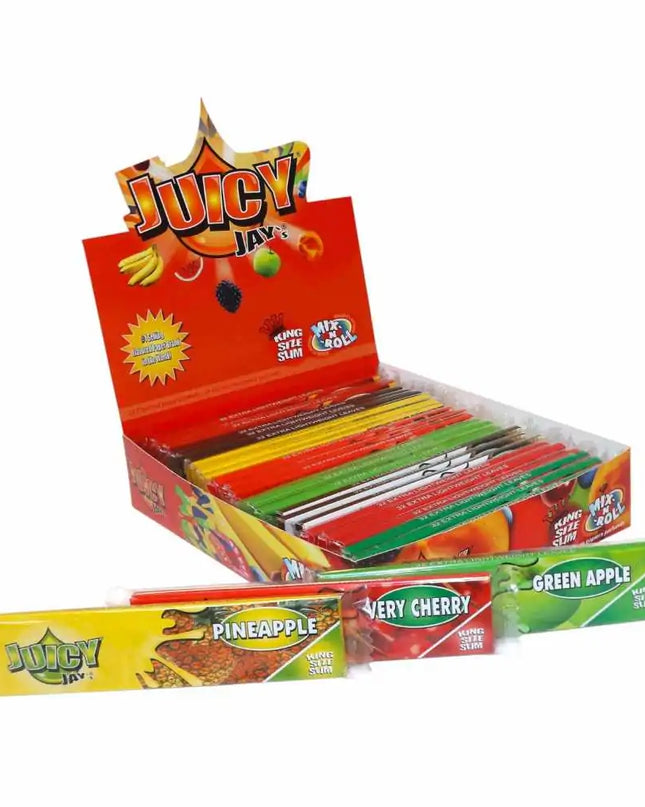Feuille Slim Parfumées 24 carnets JUICY JAY'S